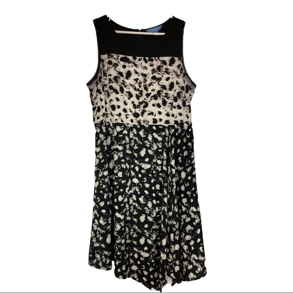 SIMPLY VERA,VERA WANG,Dress, black&white, Size L‎